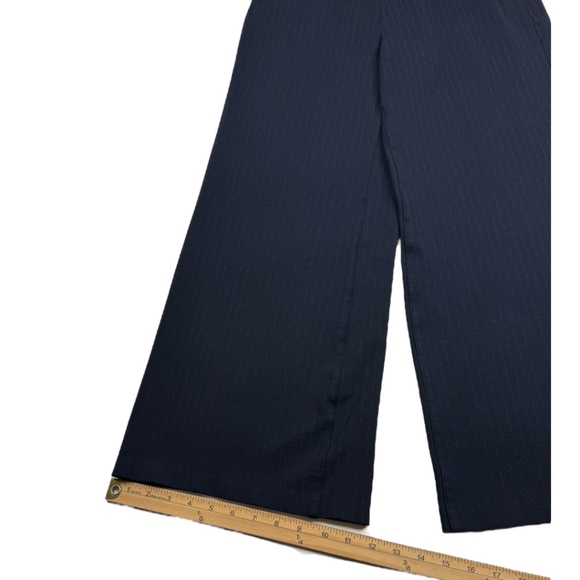 Elegant Navy Wide-Leg Pants - Picture 8 of 12